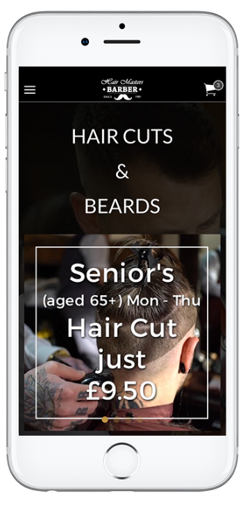 Hair Masters App for Booking online