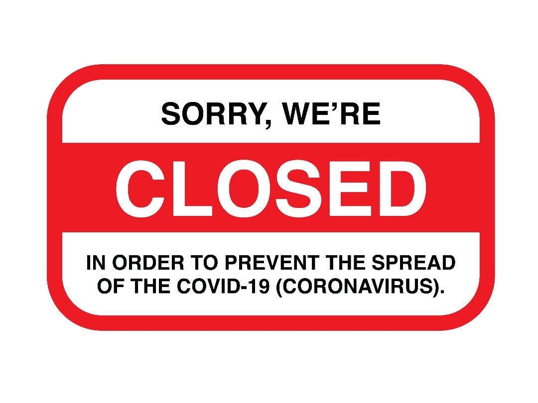 We will close with immediate effect to help combat the spread of the virus We will close with immediate effect to help combat the spread of the virus